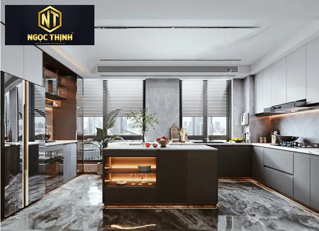 Xưởng Nội thất Ngọc Thịnh- Tủ bếp siêu xinh, hiện đại, phù hợp với mọi nhà